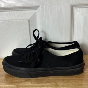 VANS Classic Black Canvas Sneakers kids size 3
